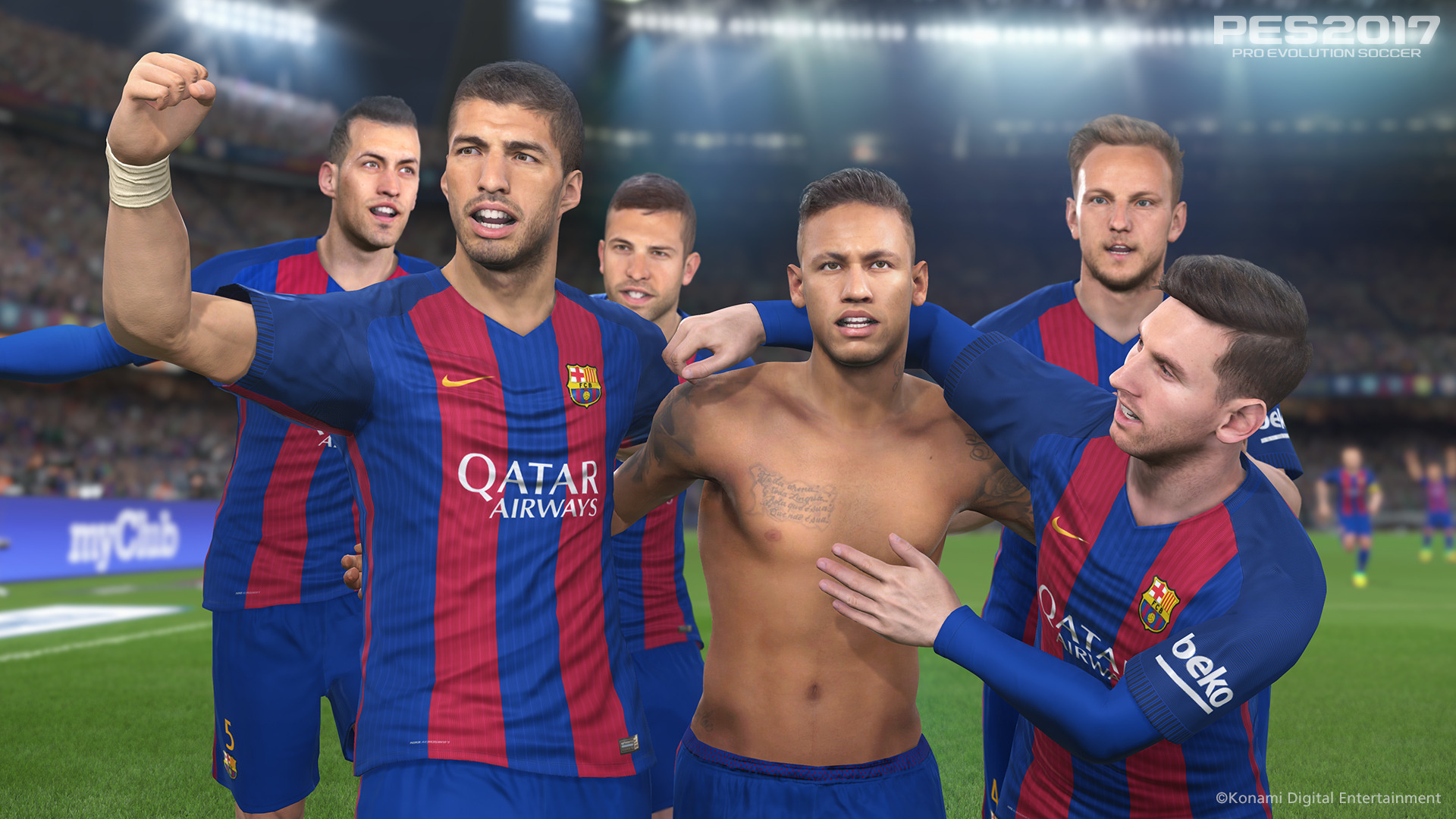 كونامي تقوم بعمل شراكة ممتدة مع نادي FC Barcelona للعبة PES 2017