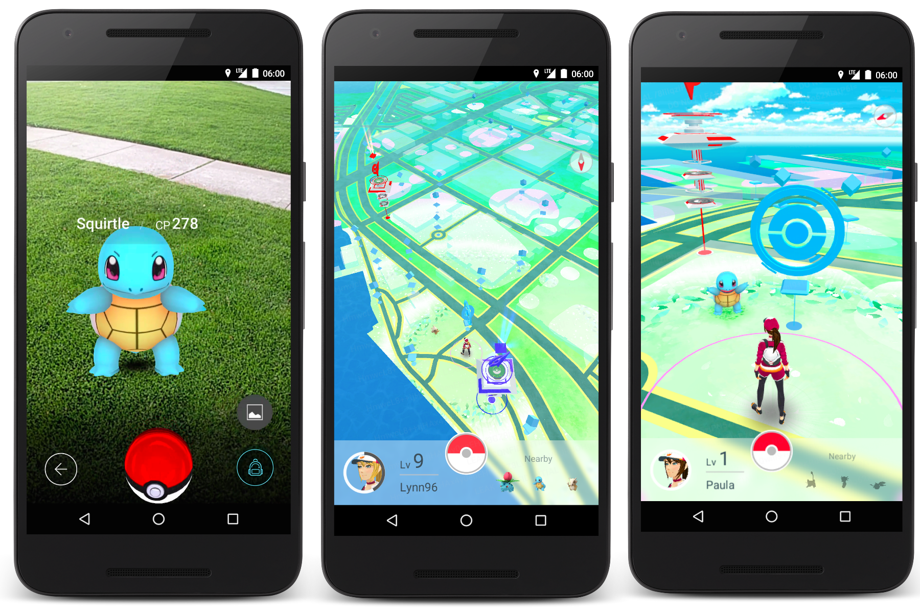 شرح سريع لقائمة اللعب بلعبة Pokémon Go على شاشة هاتفك