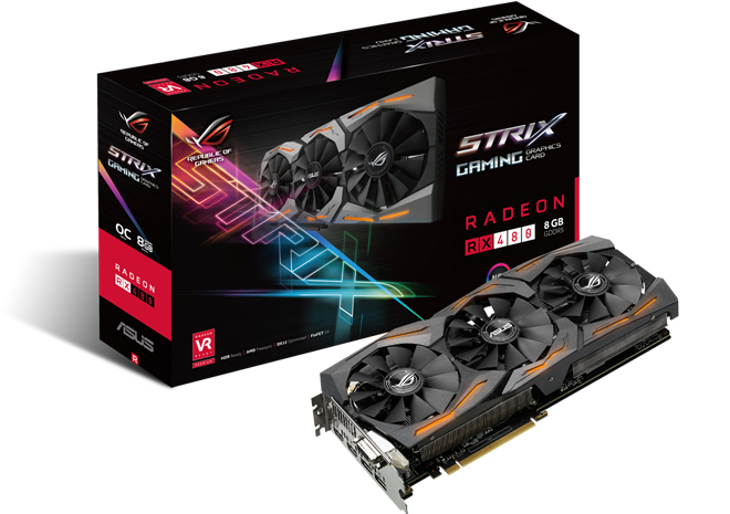بطاقة ASUS Radeon RX 480 STRIX ستصل للأسواق منتصف أغسطس