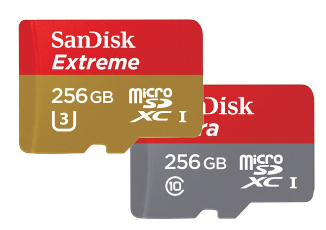 رحب بأسرع بطاقة ذاكرة 256GB microSD في العالم من Western Digital