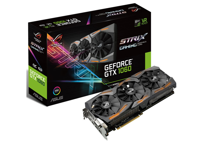 ASUS ROG تعلن عن بطاقة Strix GTX 1060