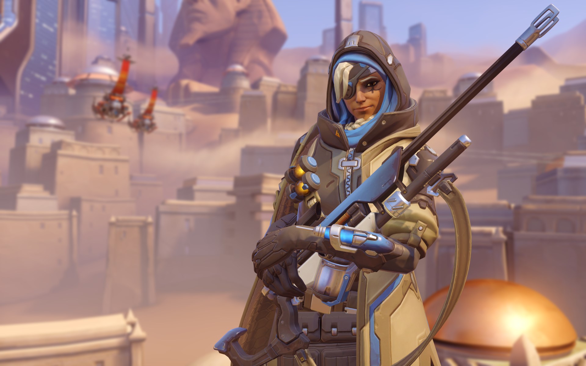 الكشف عن القناصة Ana شخصية جديدة للعبة Overwatch