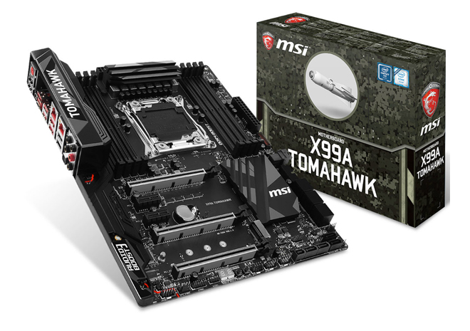 MSI تعلن عن لوحتها الأم الجديدة X99A Tomahawk