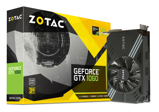 ZOTAC تعلن عن جديدها مع بطاقة GTX 1060 3GB