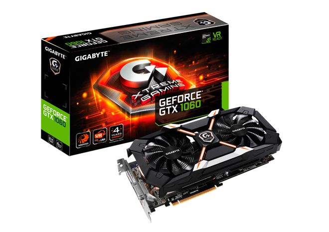جيجابايت تدشن بطاقة GTX 1060 6GB XTREME GAMING