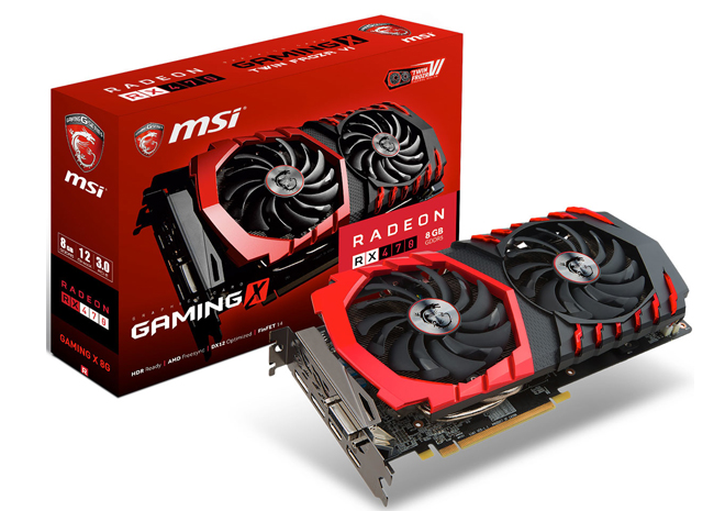 MSI تقدم بطاقة RX 470 GAMING X القادمة للأسواق نهاية أغسطس