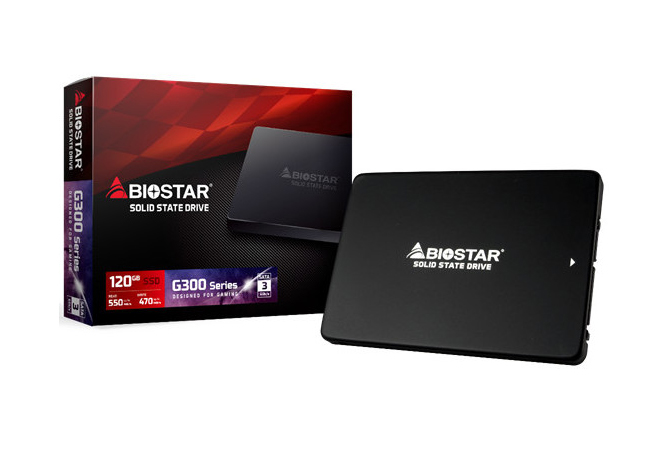 BIOSTAR تطرح سلسلة أقراص G300 SSD للاعبين وبسعر يبدأ من 44 دولار!