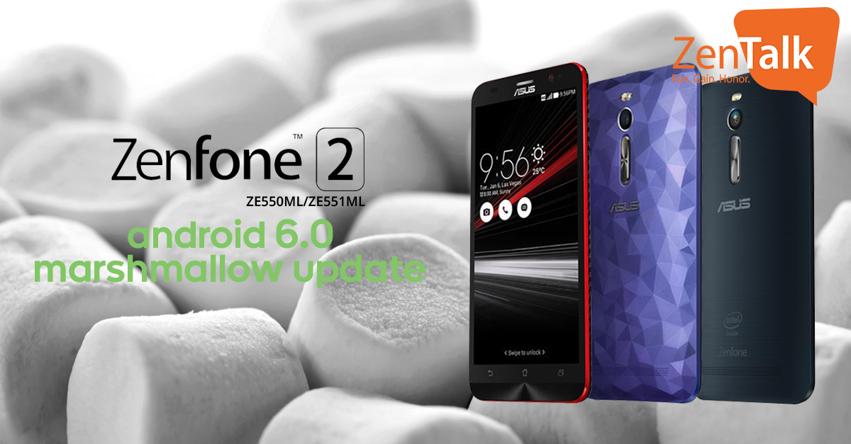 صدور تحديث Android Marshmallow لهاتف Asus ZenFone 2