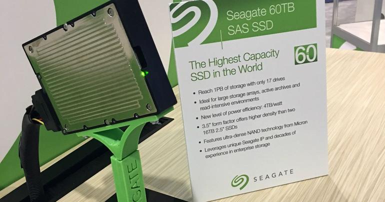 Seagate تعلن عن اكبر قرص SSD بحجم 60TB