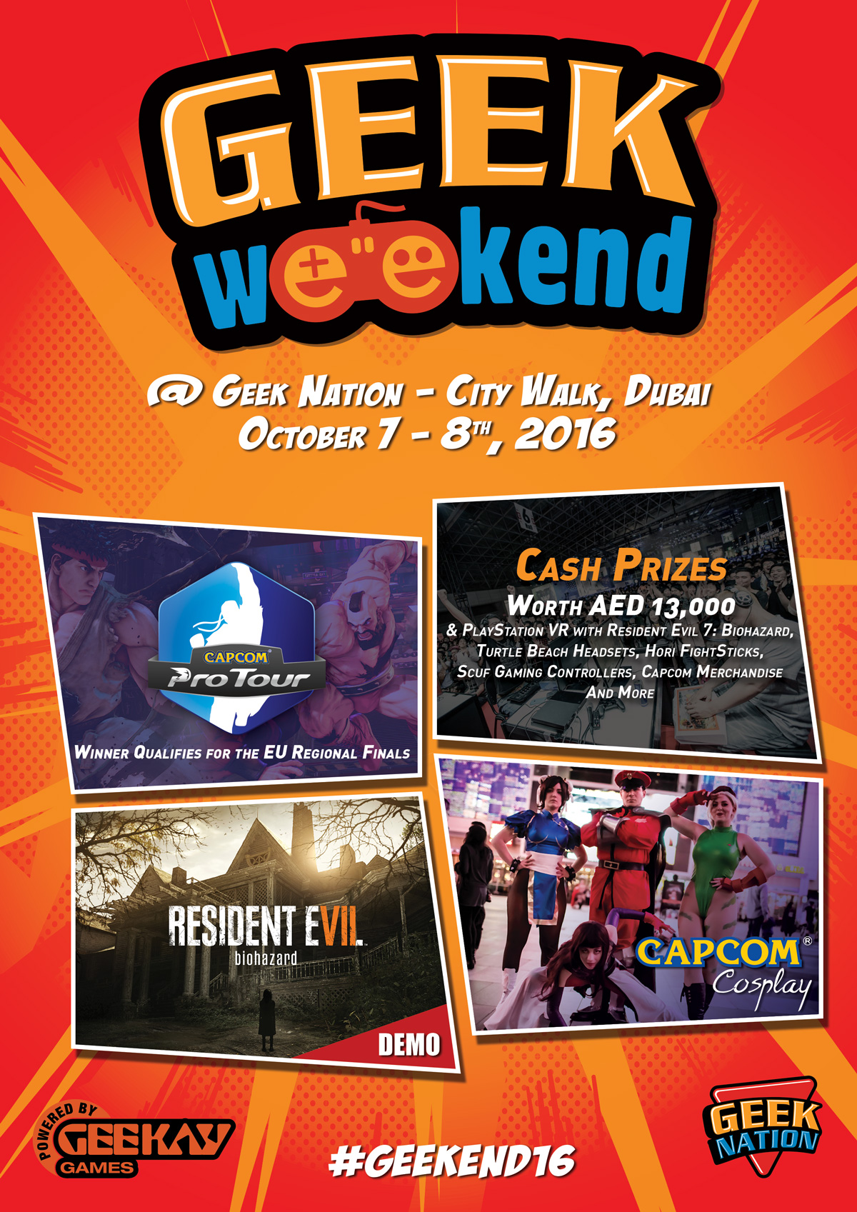 حدث Geek Weekend في الإمارات سيستضيف تصفيات بطولة CAPCOM PRO TOUR