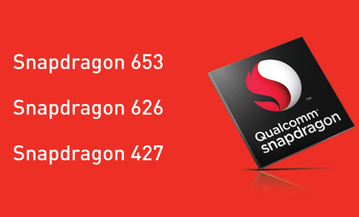 شركة Qualcomm تطلق معالجات Snapdragon 653 و 626 و 427 جديدة