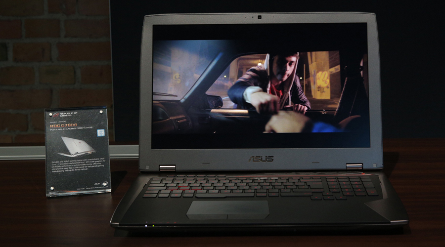 الإعلان عن الجهاز المحمول ASUS ROG G701VI ببطاقة GTX 1080