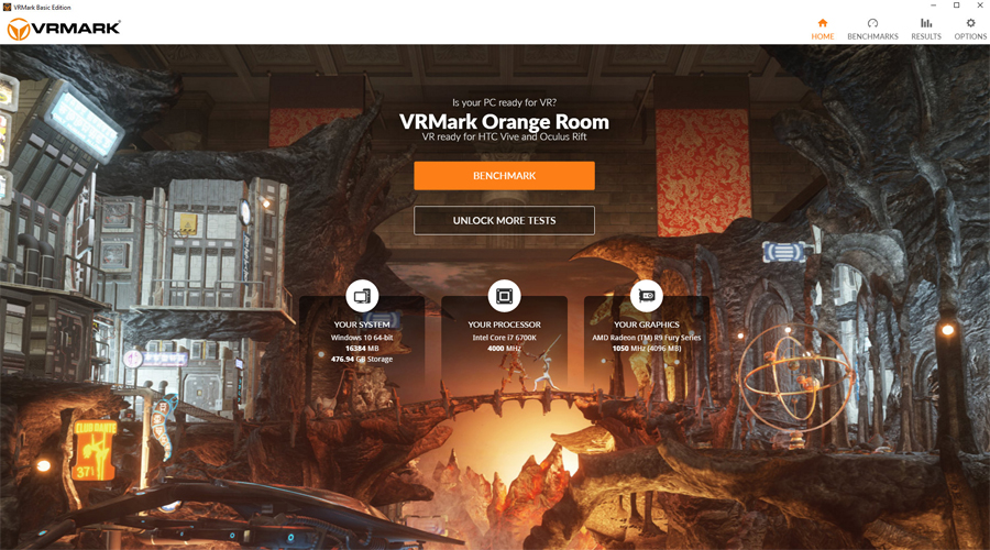 اخيراً بينشمارك VRMark من Futuremark أصبح متوفر للتحميل