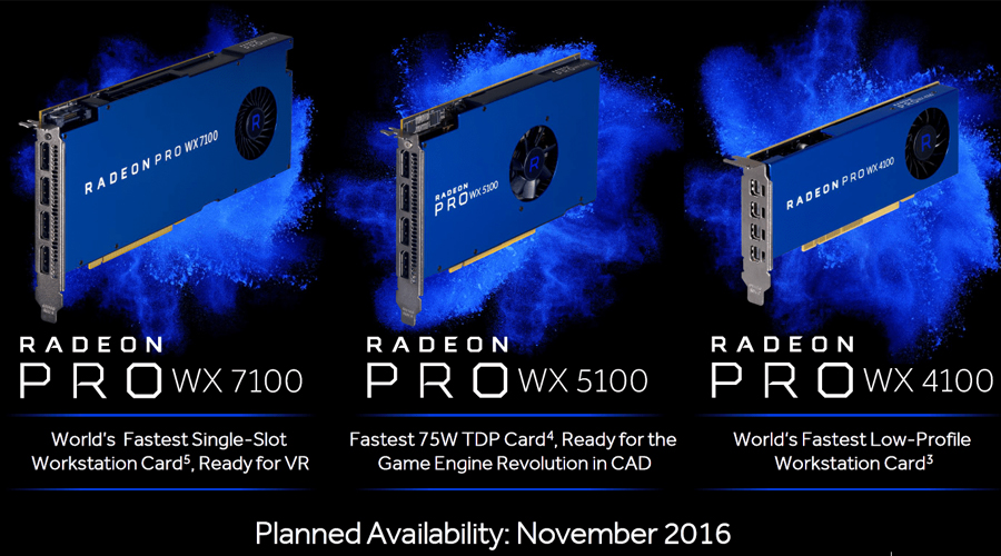 كل ما تريد معرفته عن سلسلة بطاقات AMD Radeon PRO WX
