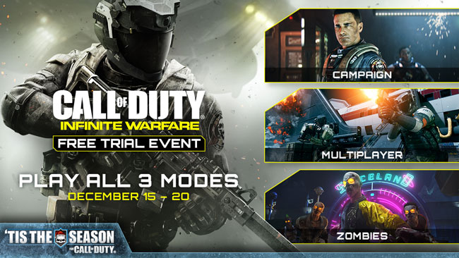 لعبة Call of Duty Infinite Warfare متاحة للتجربة المجانية