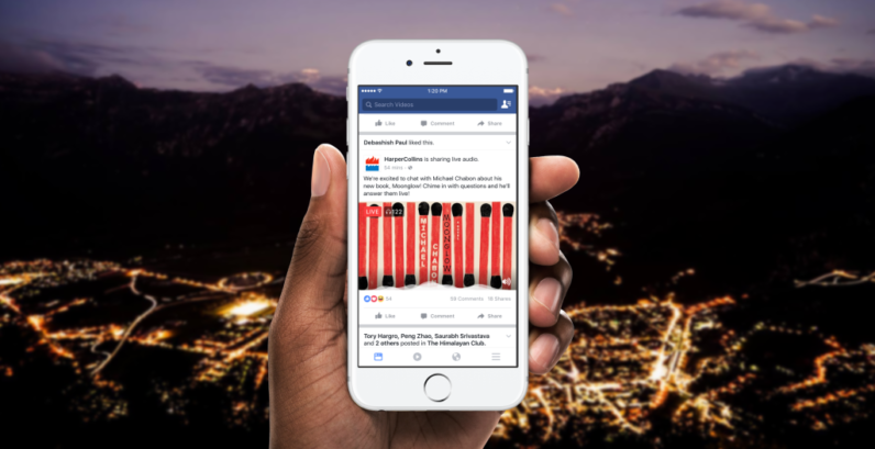 خاصية البث الإذاعي الحي قادمة لمستخدمي Facebook مع بداية 2017