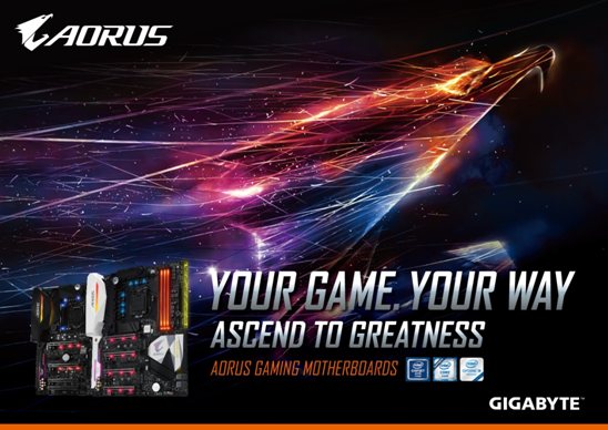 جيجابايت تطلق سلسلة لوحاتها الرئيسية الجديدة للألعاب AORUS