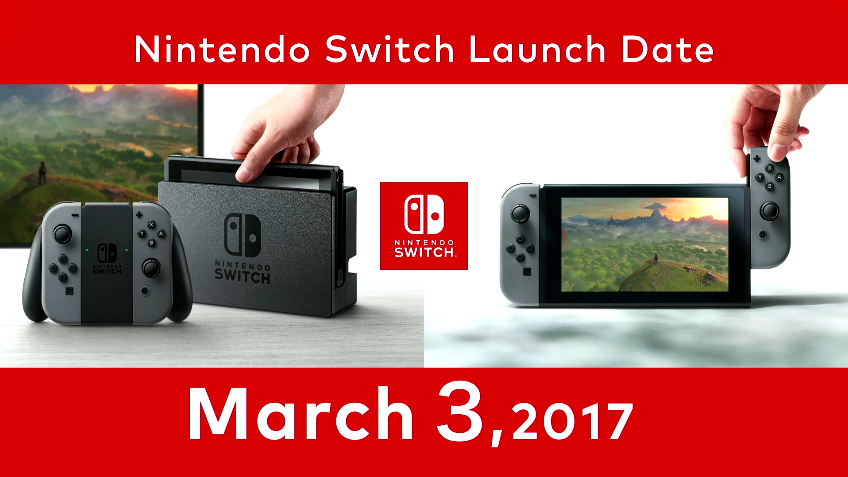 أخيرًا ورسميًا تم الإعلان عن سعر وموعد إطلاق Nintendo Switch