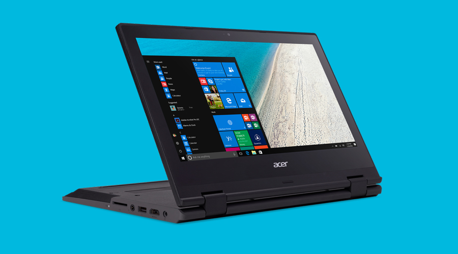 الكشف عن الجهاز المحمول Acer TravelMate Spin B1 القابل للتحويل