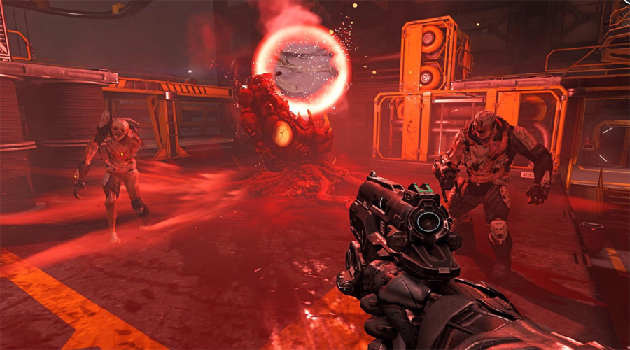 شاهد بطاقة AMD VEGA تشغل لعبة DOOM بدقة 4K