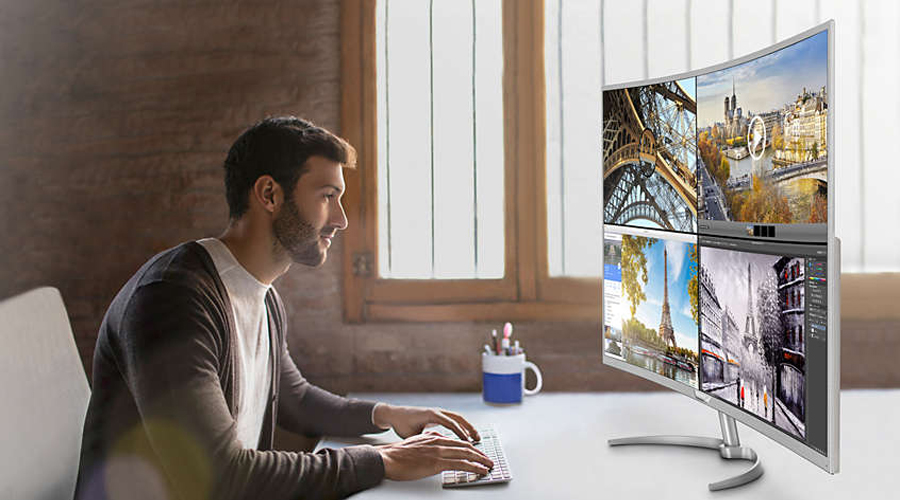 شاشة Philips BDM4037UW قد تكون أكبر شاشة منحنية بالعالم بدقة 4K