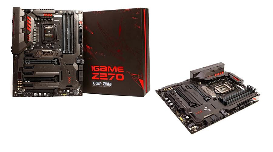 الكشف عن لوحة Colorful iGame Z270 Gamer Customization
