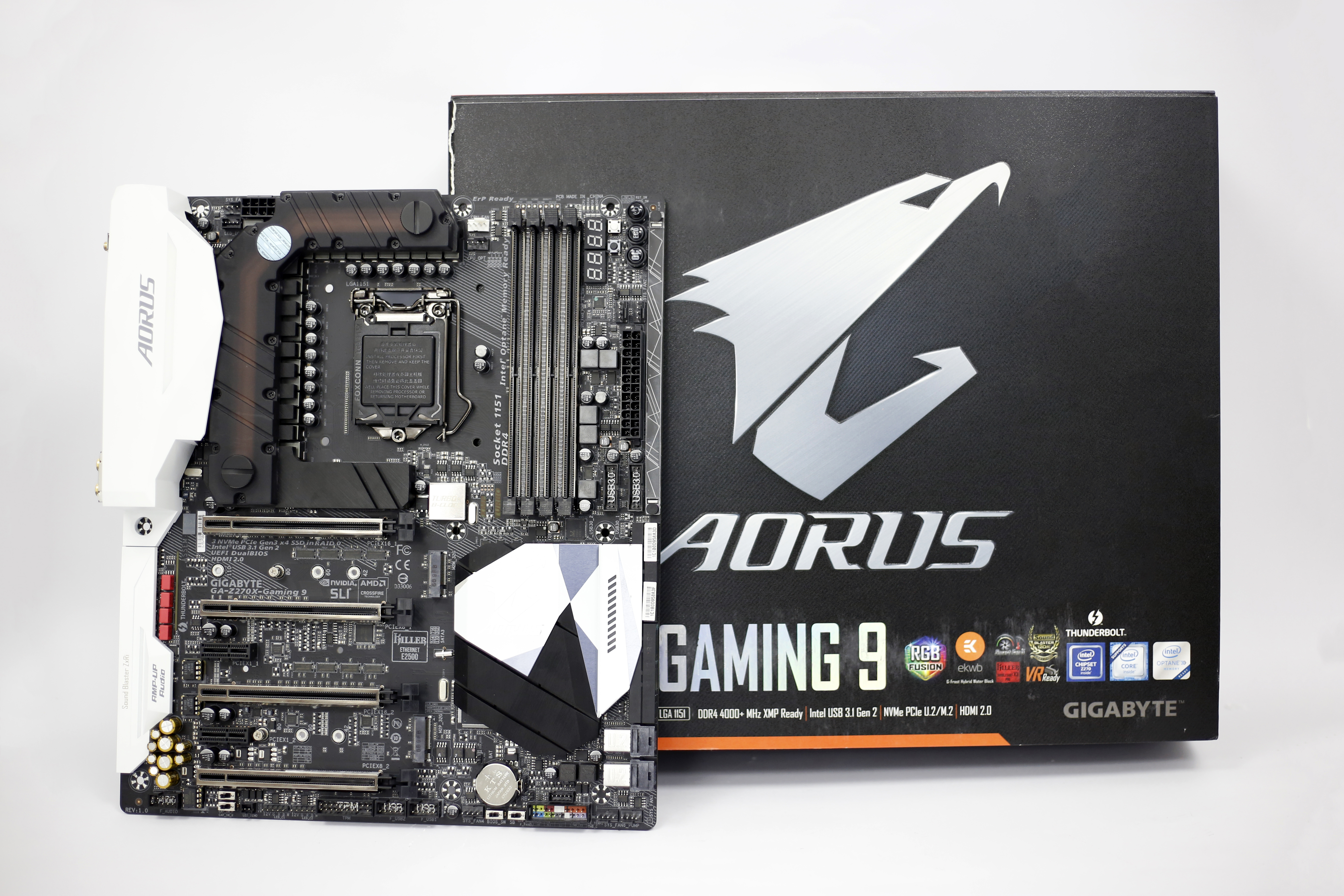 تجربتنا للوحة الألعاب العملاقة Gigabyte AORUS Z270X-Gaming 9