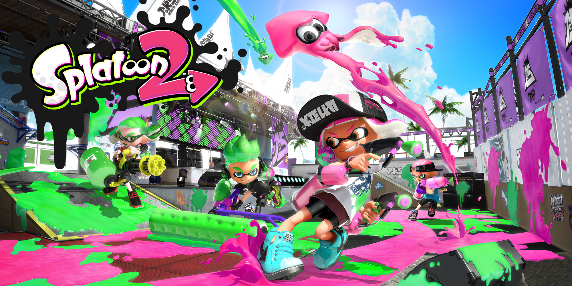 لعبة Splatoon 2 تحصل على فترة للتجربة لمدة ثلاثة أيام فقط خلال مارس