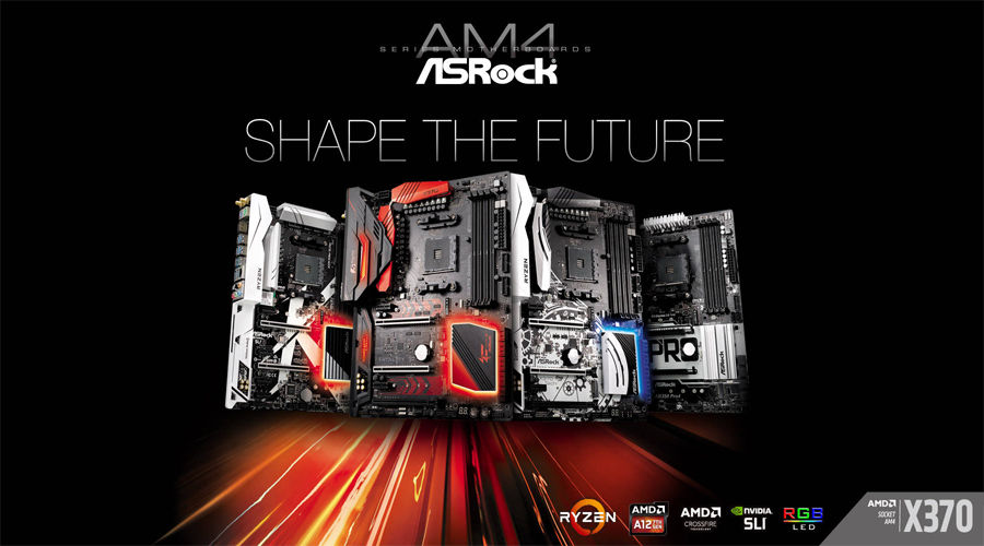 الكشف عن 6 لوحات جديدة من ASRock داعمة لمعالجات RYZEN