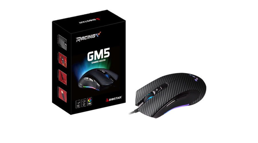الكشف عن ماوس BIOSTAR Racing GM5 للاعبين بسعر 40 دولار