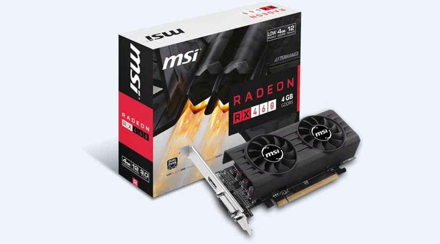 الكشف عن بطاقة MSI RX 460 Low-Profile