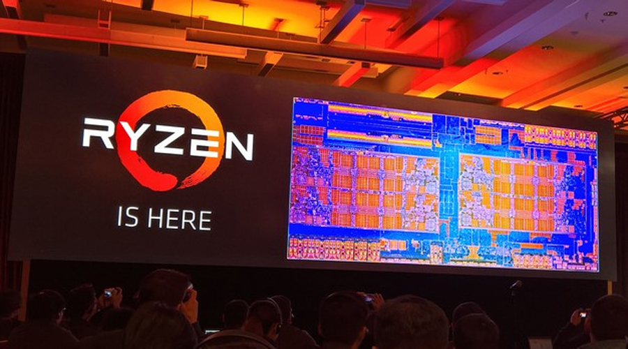ما يقارب مليون معالج RYZEN سيتم شحنه للأسواق في شهر مارس