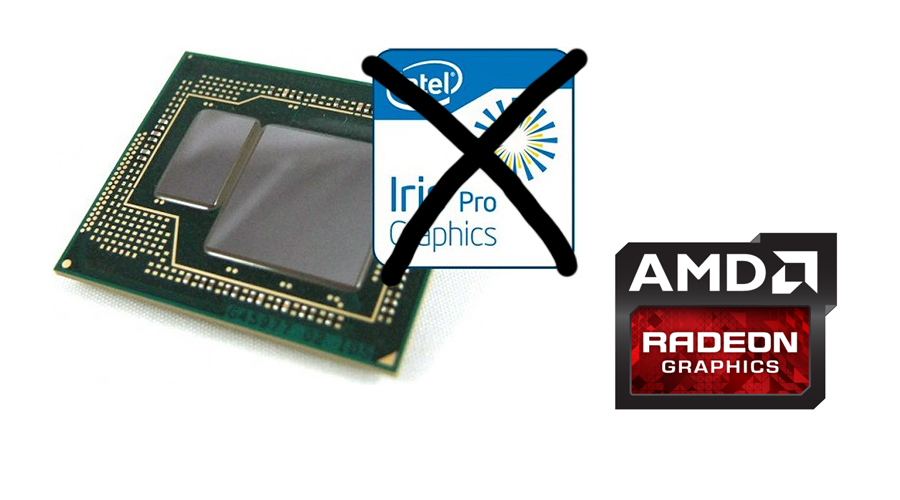 أول معالج مركزي من إنتل بمعالج Radeon الرسومي قد يرى النور في 2017