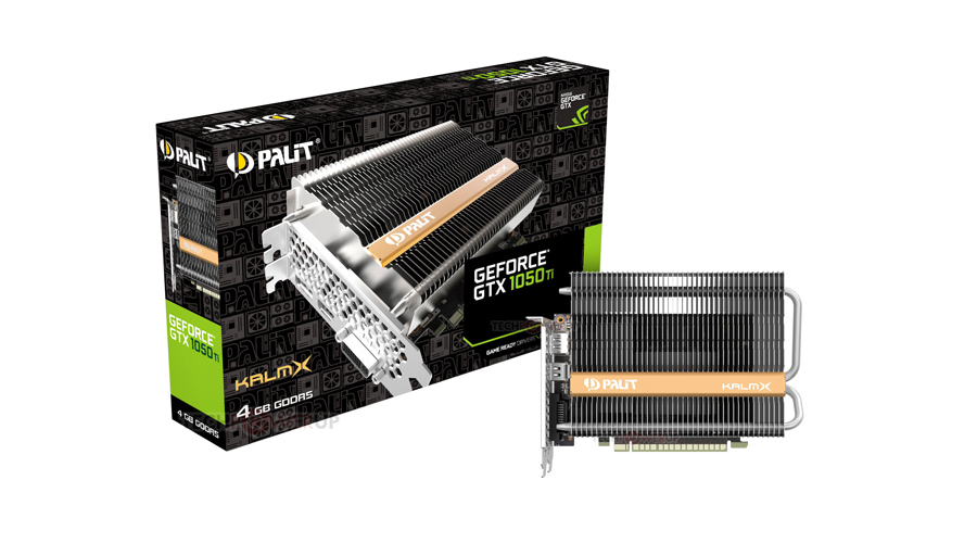 الإعلان عن بطاقة Palit GTX 1050 Ti KalmX Silent بتبريد صامت