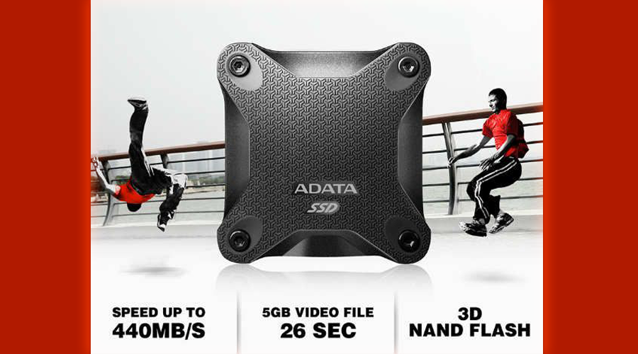 إطلاق قرص SD600 SSD الخارجي برقاقات 3D TLC NAND من ADATA