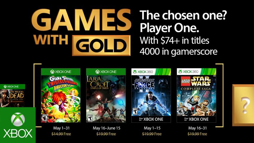 قائمة ألعاب Xbox Live Gold المجانية لشهر مايو