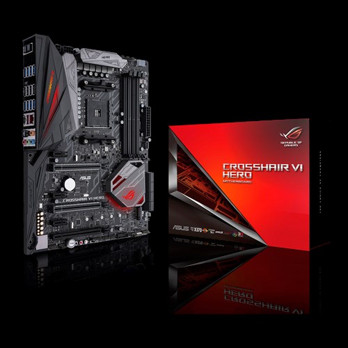 شركة ASUS تقلل من تكلفة التحديث لمعالجات RYZEN في لوحتها Crosshair VI Hero