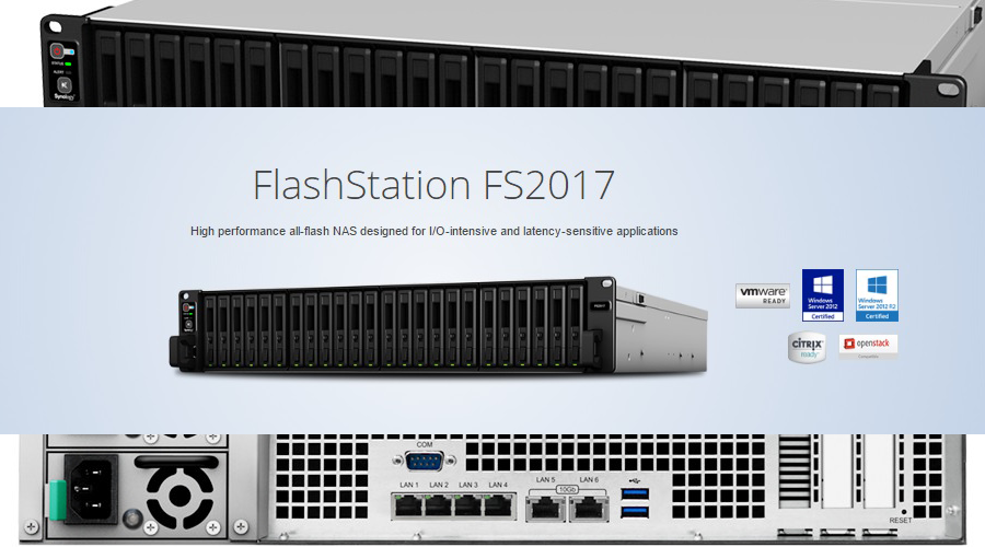 الكشف عن وحدة التخزين الشبكي Synology FlashStation FS2017