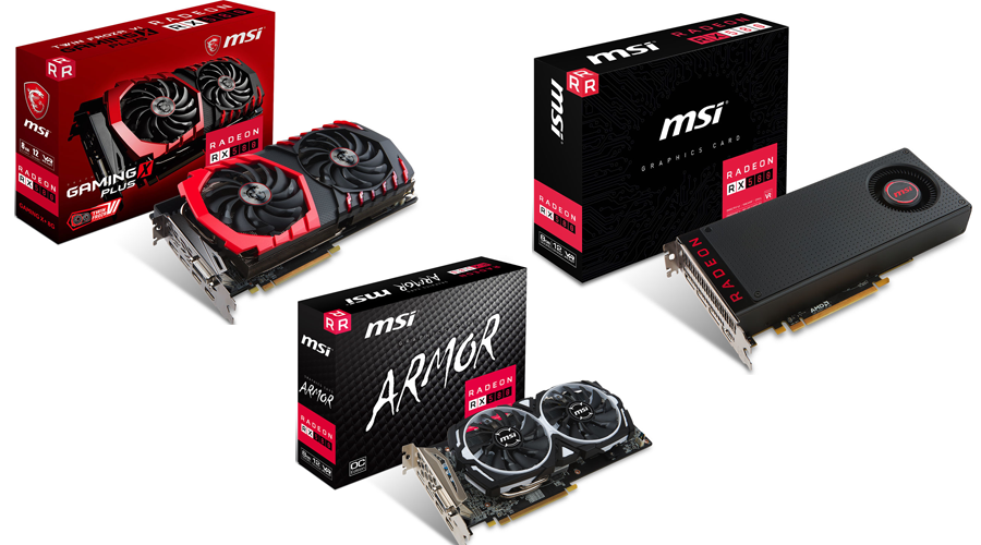 الإعلان عن بطاقات MSI RX 580/RX 570 الجديدة