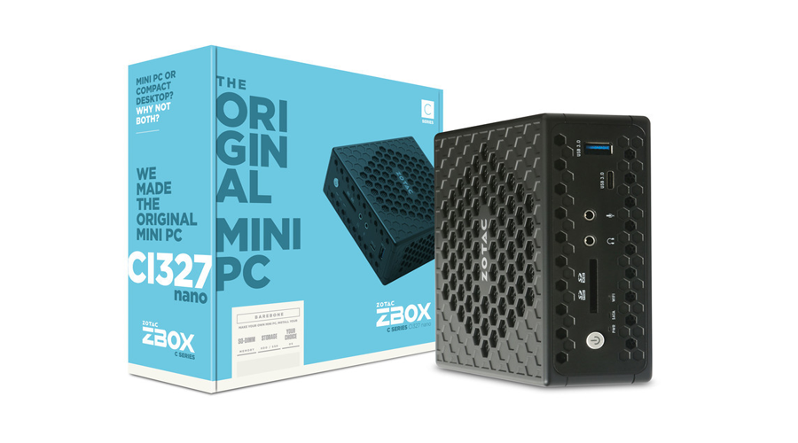الإعلان عن حاسوب ZOTAC ZBOX CI327 صغير الحجم
