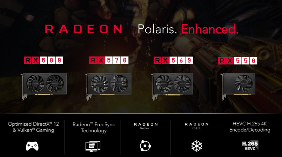تعريف AMD Radeon 17.4.3 WHQL يدعم سلسلة بطاقات RX 500