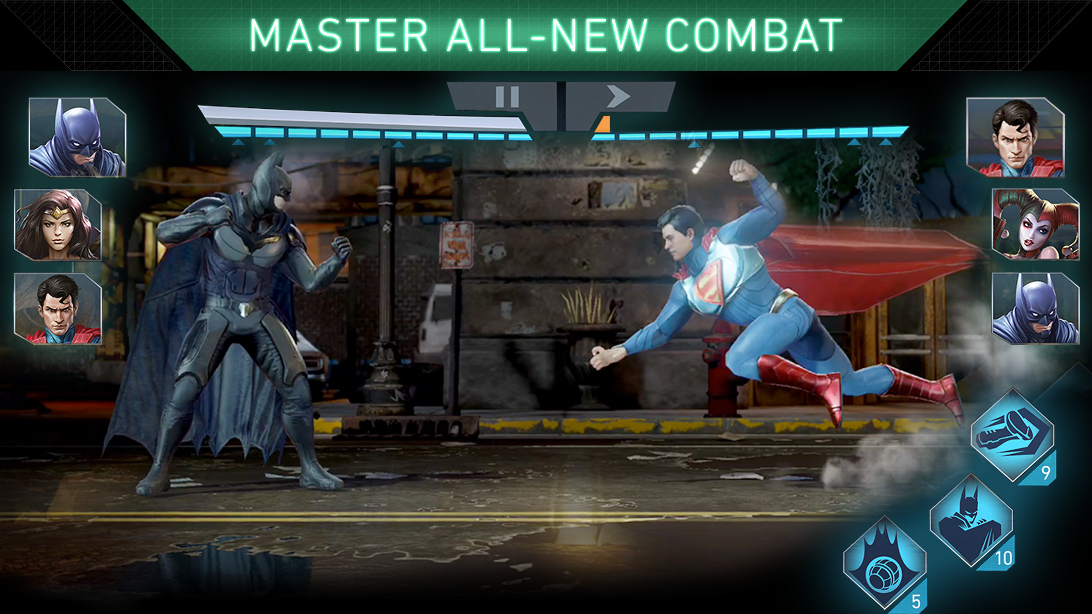 لعبة Injustice 2 تتوفر لمستخدمي اندرويد و iOS