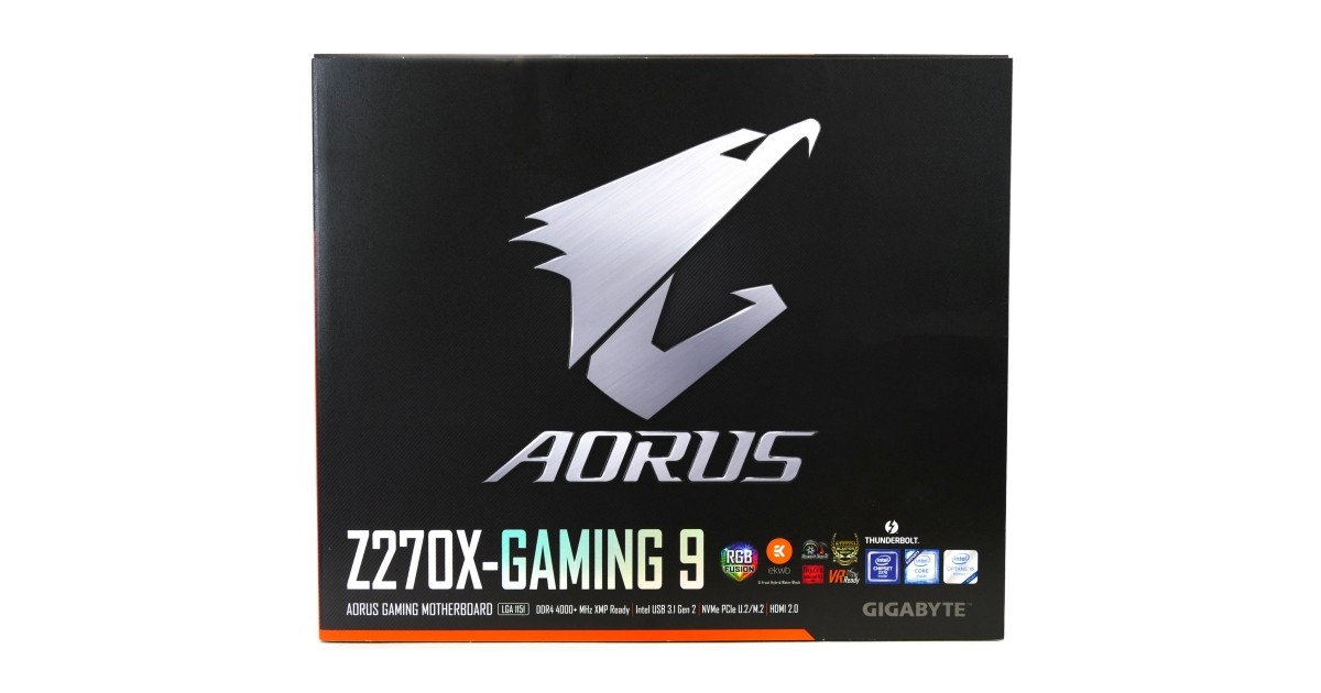 اللوحة الأم AORUS Z270X-Gaming 9 تفوز بجائزة (Computex 2017 Best Choice Gold Award) الذهبية