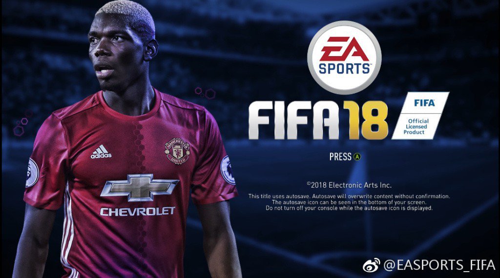 بوجبا خلفًا لرويس على غلاف Fifa 18