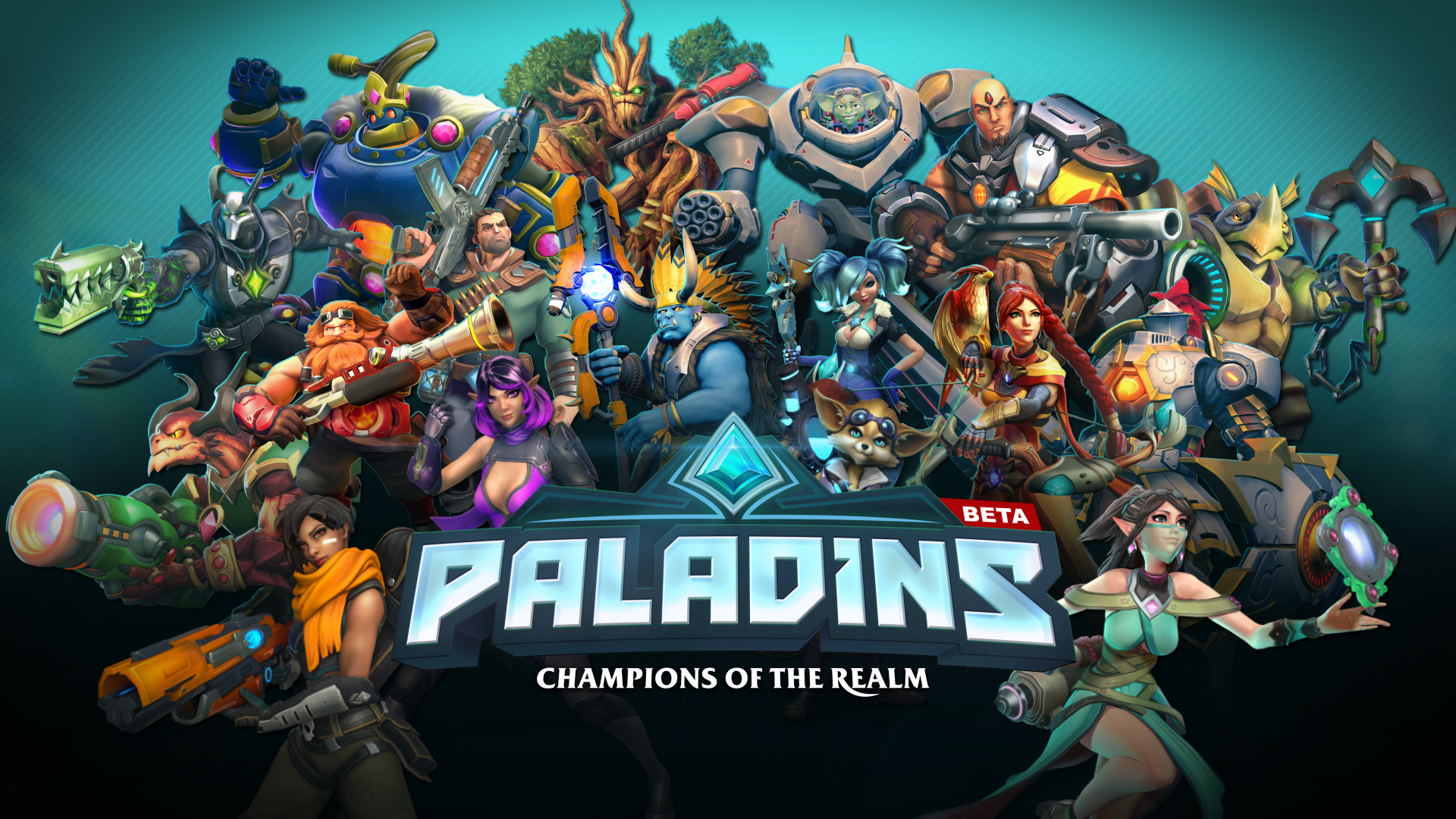 بدء البيتا المفتوحة المجانية للعبة Paladins على المنصات المنزلية