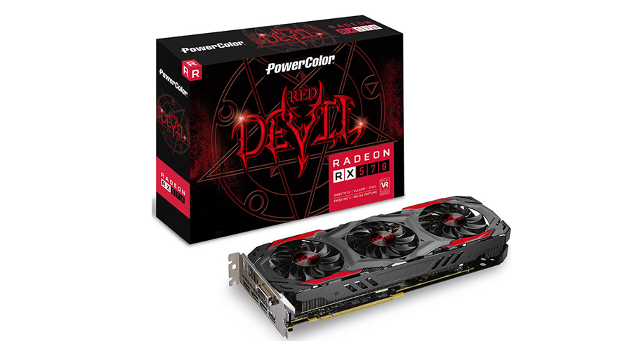 الكشف عن الشيطان الأحمر RX 570 4GB Red Devil من PowerColor