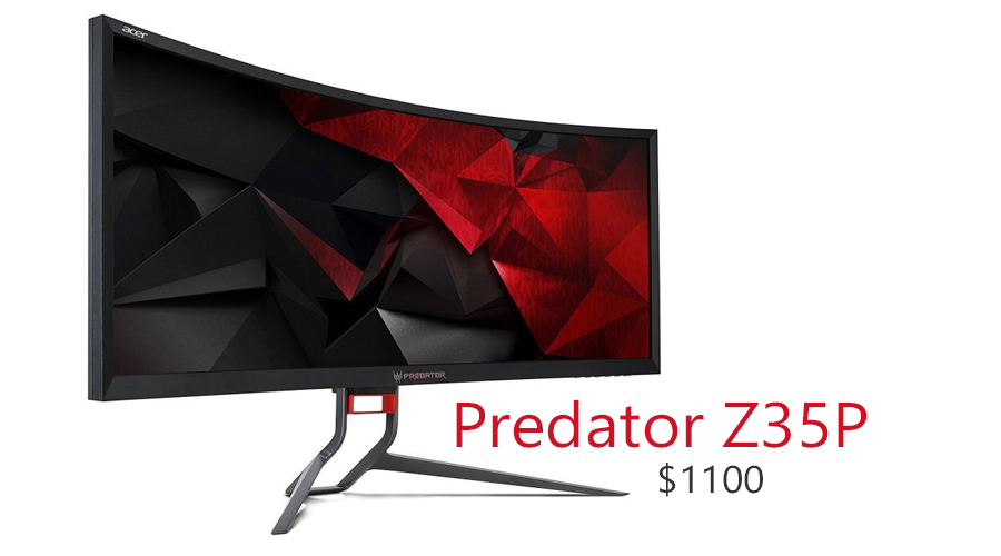 شاشة اللاعبين Acer Predator Z35P المنحنية سيتم استعراضها في Computex