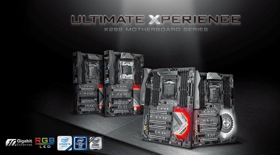 رسمياً ASRock تعلن عن عائلة لوحات X299 بتصاميم مميزة ضمن Computex 2017