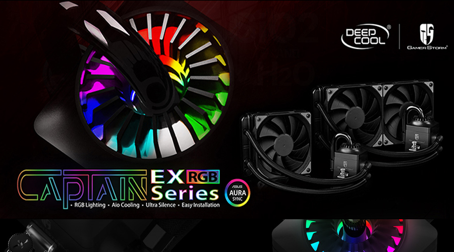 الكشف عن سلسلة المشتتات المائية Deepcool Captain EX بإضاءة RGB رائعة