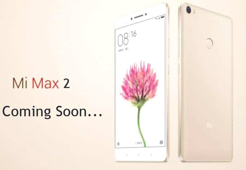 هاتف Xiaomi Mi Max 2 قادم الأسبوع القادم مع بطارية ضخمة بحجم 5000mAH !!